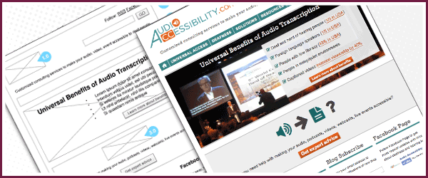 Audio Accessibility Website