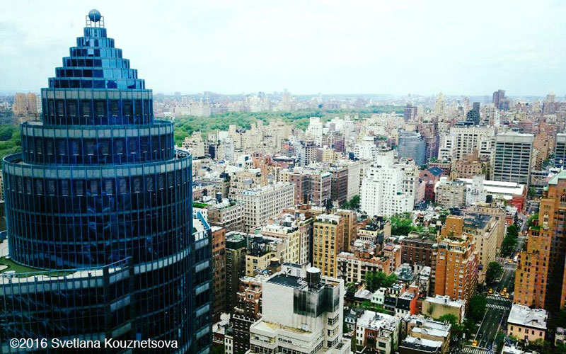 View of NYC from Bloomberg building